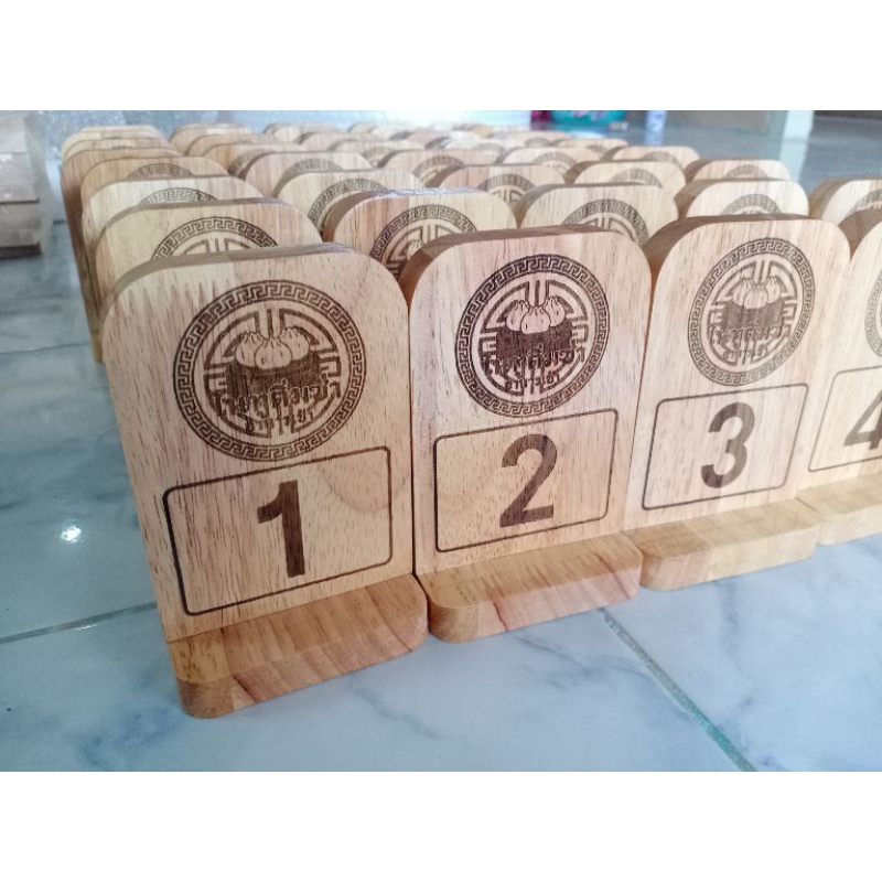 ป้ายเลขโต๊ะ จองโต๊ะ สแกนคิวอาร์โค้ด ยิงข้อความทั้ง2ด้าน เปลี่ยนแบบได้ราคาเดียว ป้ายร้านอาหาร ตั้งโต๊ะ - รูปที่ 5