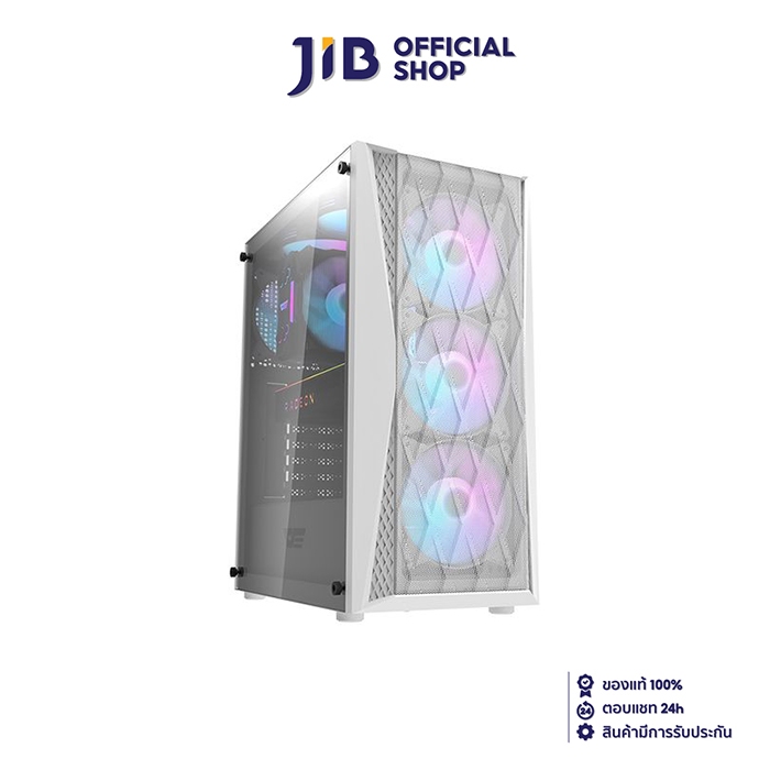 CASE (เคส) DARKFLASH DK352 (WHITE) (E-ATX)