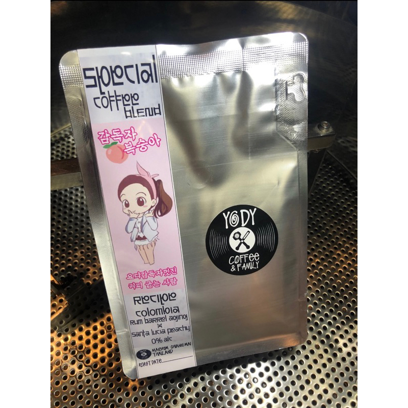 🍑Peach Soju Coffee Blend กาแฟพีช โซจู เบลนด์ Yody Coffee