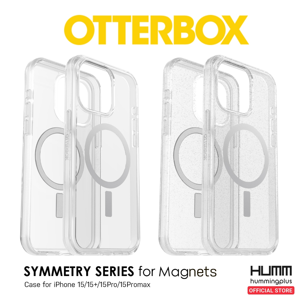 เคส OtterBox  Symmetry Clear Magnets Series สำหรับ iPhone 15 Promax/ 15 Pro / 15 Plus / 15
