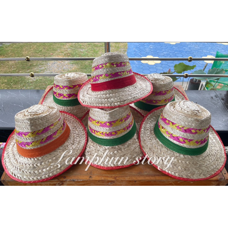หมวกไม้ไผ่สานสำหรับเด็กผู้ชาย