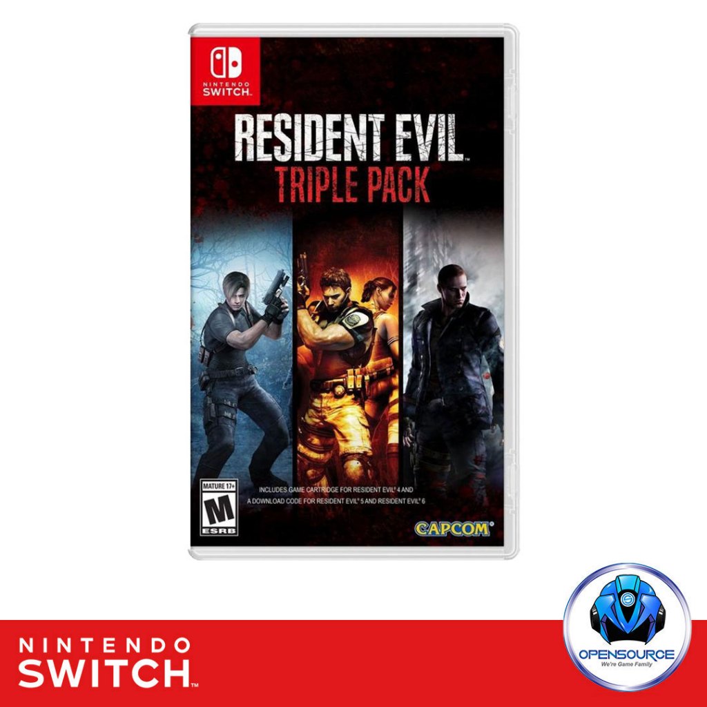 [พร้อมส่ง]Nintendo: Resident Evil Triple Pack (US Z1 แท้ มือแดง) - Nintendo Switch