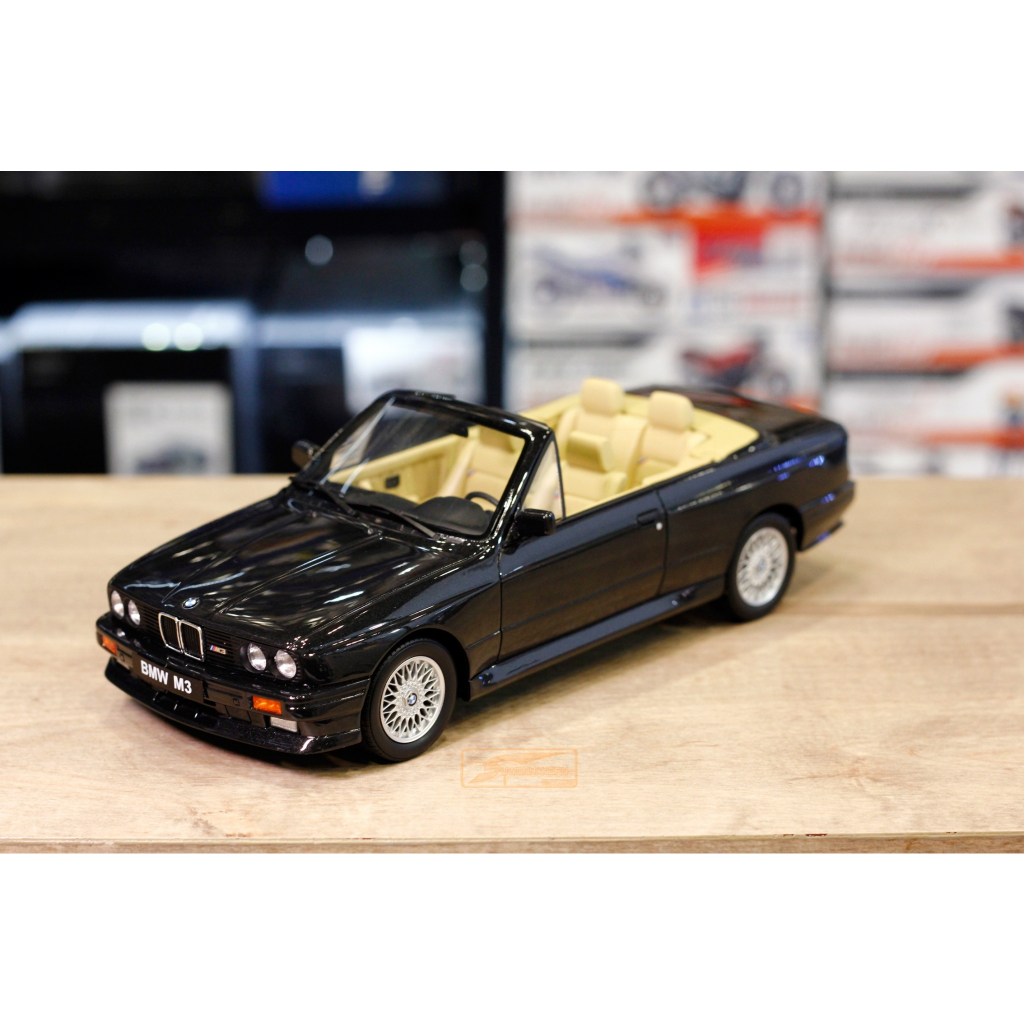 Otto Models BMW E30 M3 Convertible Diamond Black