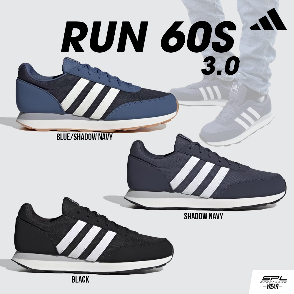 Adidas Collection อาดิดาส รองเท้าผ้าใบ รองเท้าลำลอง M Run 60s 3.0 HP2255 / HP2258 / ID1860 (1900)