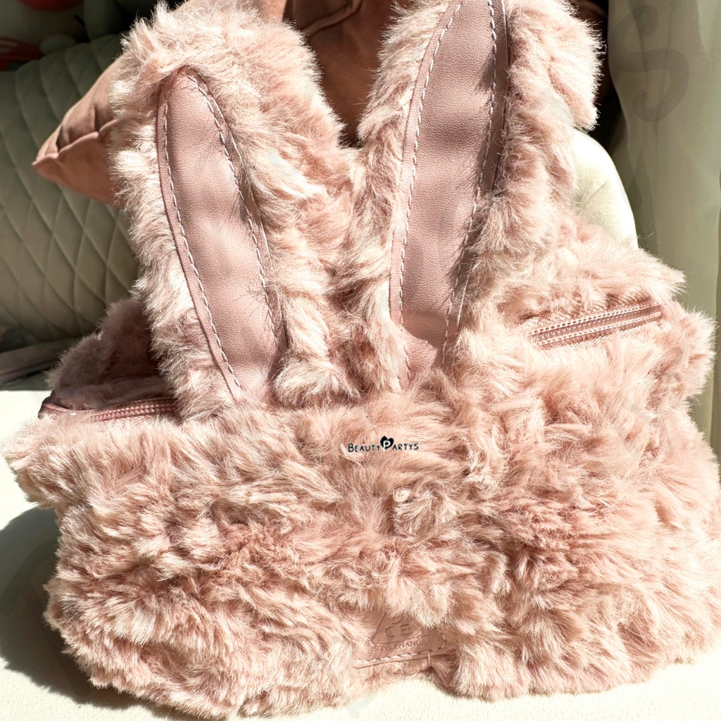 🍿 3ce bag 🇰🇷 กระเป๋าขนนุ่มนิ่ม มีหูกระต่ายน่ารัก