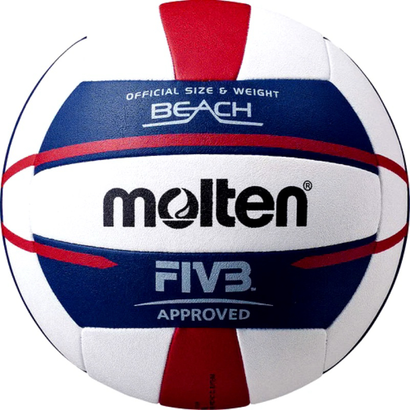 ลูกวอลเลย์บอล ชายหาด Molten รุ่น V5B5000 หนังพียู ใช้แข่งนานาชาติ
