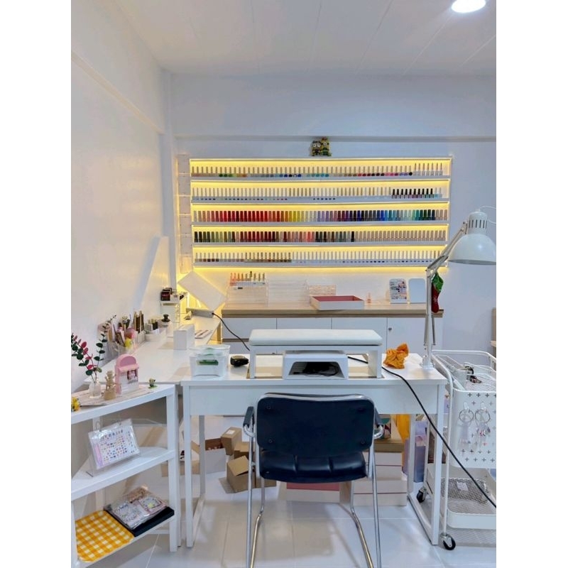 ชั้นวางสีเจล ชั้นวางยาทาเล็บ ชั้นวางอเนกประสงค์ ยาว 100 cm. ได้ 4 ชั้น ราคา ถูกที่สุด ดีลบีเคเค แกลเลอรีภาพที่ 7