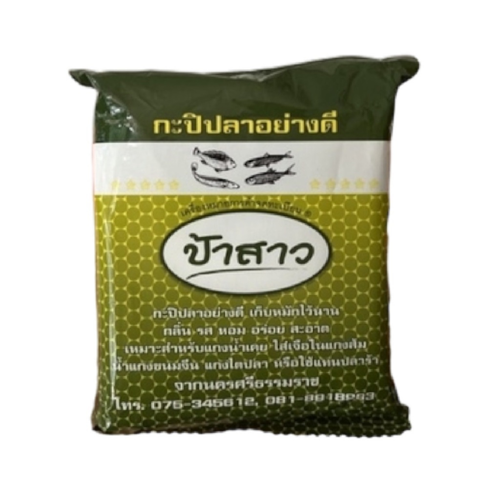 กะปิปลาอย่างดี ตราป้าสาว 6ห่อ