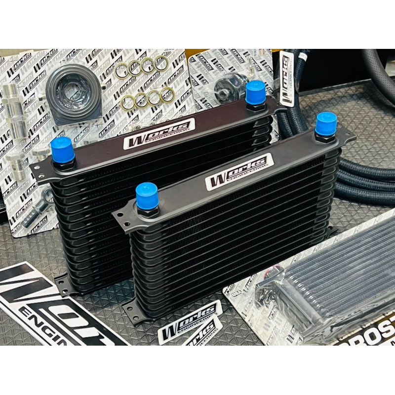 Oil gear engine cooler ออยเกียร์ ออยเครื่อง 10 13 15 ชั้น Prorace ระบายความร้อน Oilcooler แผงคูลเลอร์ น้ำมันเครื่อง