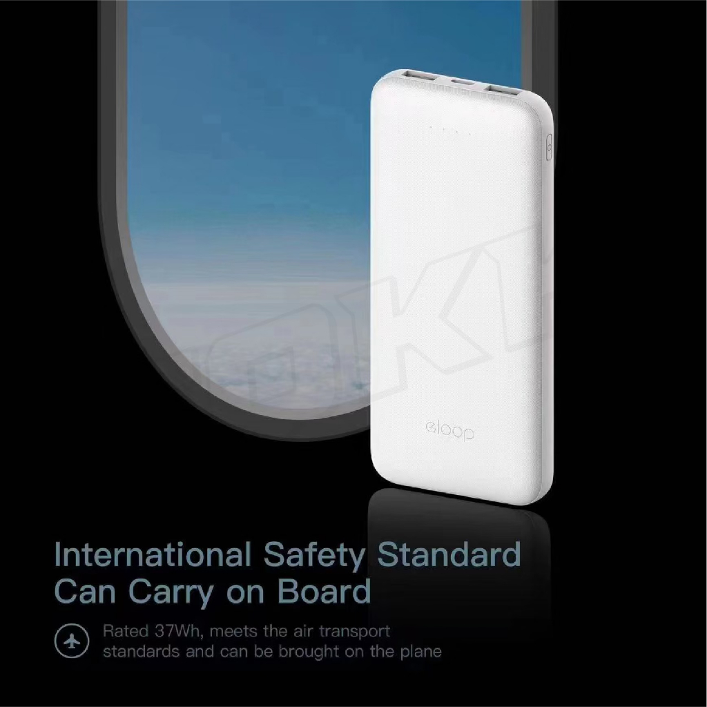 Orsen by Eloop E33 แบตสำรอง 10000mAh ชาร์จเร็ว 2.4A 12W Power bank พาวเวอร์แบงค์ เพาเวอร์แบงค์ - รูปที่ 3