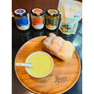 Vegan HappyMate ORGANIC COCONUT FLOWER NECTAR / น้ำตาลมะพร้าว /น้ำหวานจากช่อดอกมะพร้าว มี 6 ขนาดให้เลือก