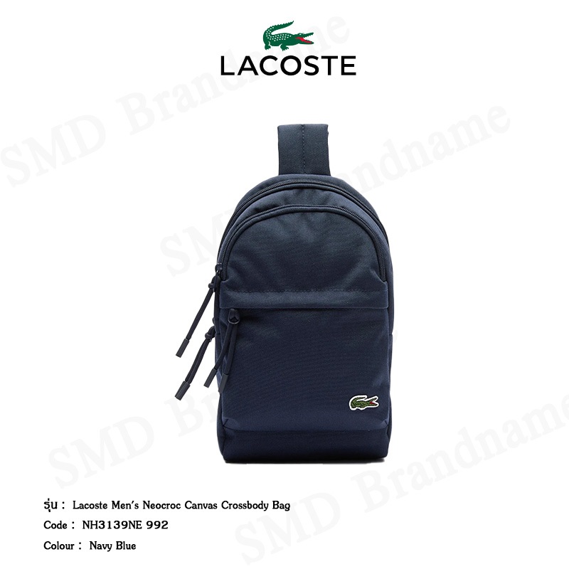 Lacoste กระเป๋าคาดอก รุ่น Lacoste Men's Neocroc Canvas Crossbody Bag Code: NH3139NE 992