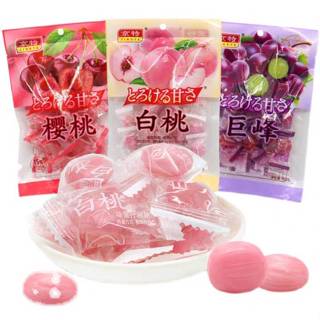 [พร้อมส่ง] ลูกอม ลูกอมผลไม้รวม 24g ลูกอมผลมไม้ มี 6 รสผลไม้ต…