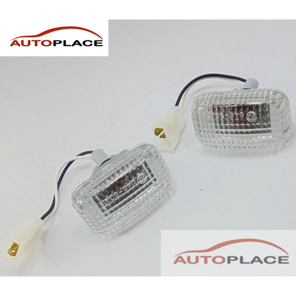 ไฟเลี้ยวติดบังโคลน ไฟบังโคลน ไฟแก้ม ISUZU TFR DRAGON EYE 97-02 / ไฟแก้ม ไฟเลี้ยวข้างบังโคลน TFR สีขาว 1 คู่