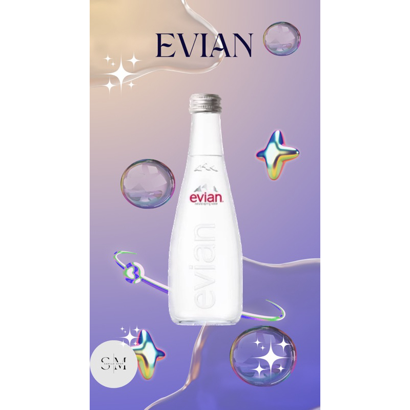 น้ำแร่เอเวียง Evian คุณภาพพรีเมี่ยม