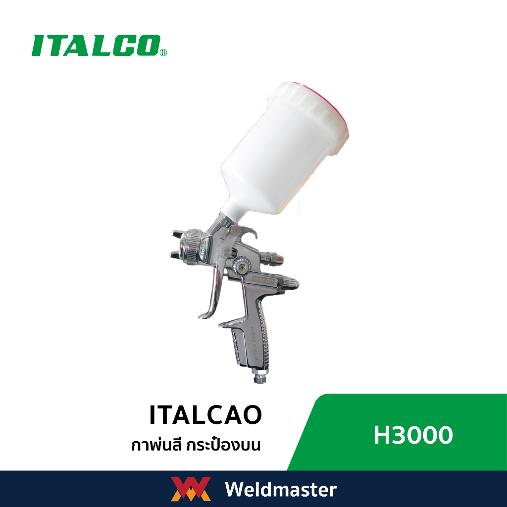 กาพ่นสี SPRAY GUN ITALCO รุ่น H-3000 HVLP รุ่นประหยัดสี ลดล้างสต๊อก