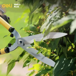 Deli กรรไกรตัดหญ้า กรรไกรตัดกิ่งไม้ ตกแต่งสวน 20.5 25 26 33 นิ้ว คมมาก ตัดง่าย Hedge shears