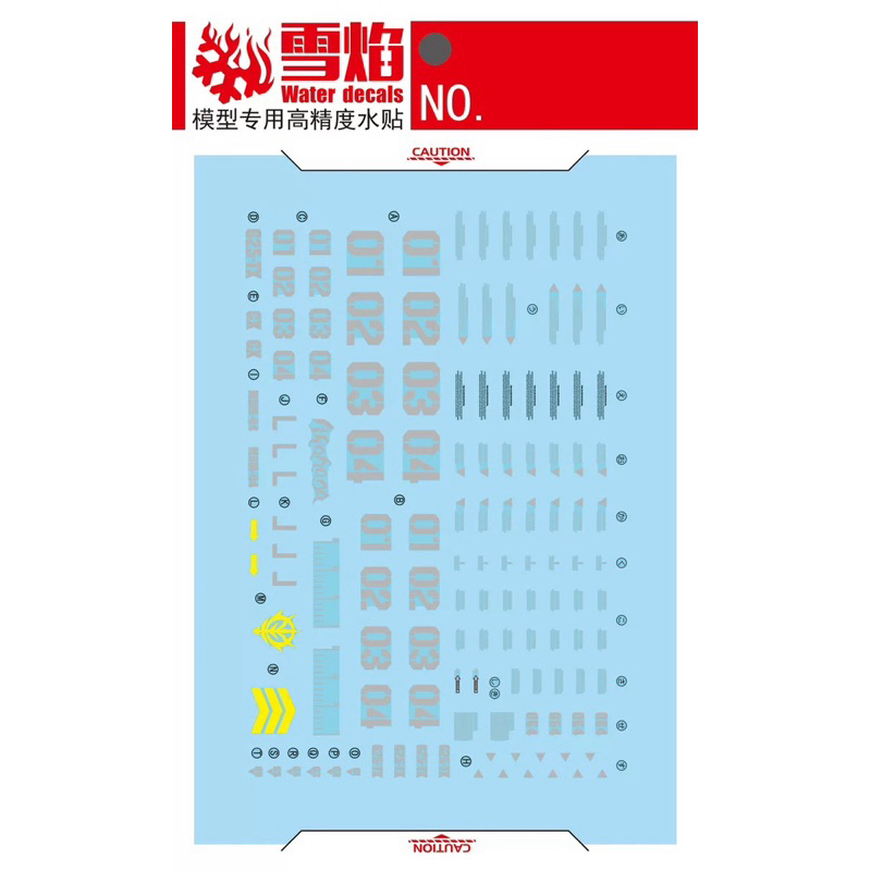 ดีคอลน้ำ SF MG 142 DECAL UC MG 1/100 Acguy เรืองแสงแบล็คไลท์ ราคา ถูกที่สุด ดีลบีเคเค แกลเลอรีภาพที่ 2