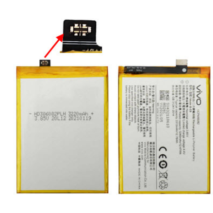 แบตเตอรี่ Vivo V11i,Y97,Y97A,1806 (B-E8) Or. 6.0x8.2 cm. 3315 mAh.