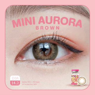 คอนแทคเลนส์ รุ่น Mini Aurora Brown - คิตตี้ คาวาอิ Kitty Kawaii (Vial)
