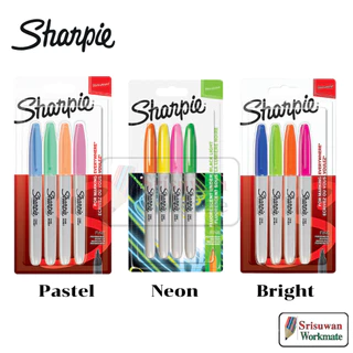 Sharpie Marker Set ชุดปากกาชาร์ปี้ 24 สี / 12 สี / 5 สี / 4 สี มาร์คเกอร์ ชาปี้ COLOR BURST NEON MYSTTIC GEM Fine