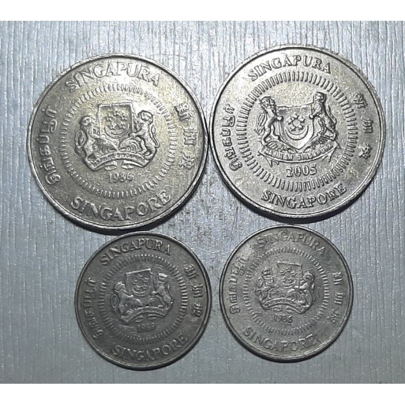 เหรียญต่างประเทศปี1986,1989,2005