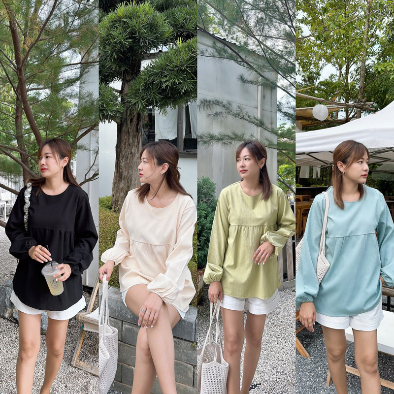 𝗧𝗢𝗙𝗨 𝗕𝗟𝗢𝗨𝗦𝗘 เสื้อเชิ้ตแขนยาวใส่สบาย ทำงานได้ เที่ยวได้