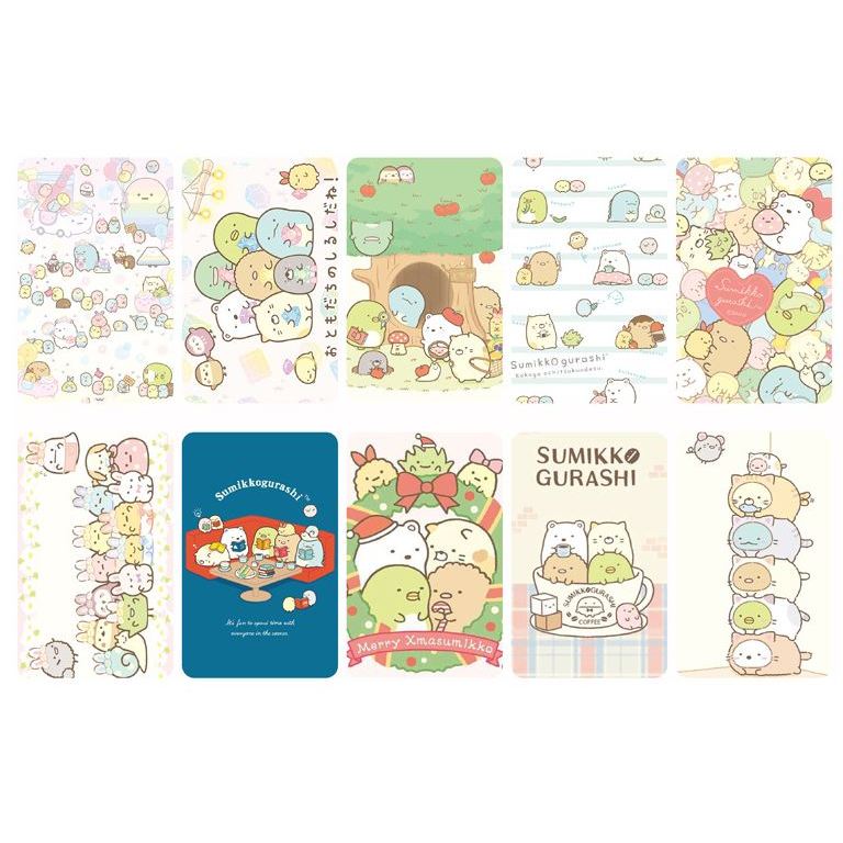 สติ๊กเกอร์ติดบัตร BTS MRT คีย์การ์ด #( Sumikko) (#1-30)new2