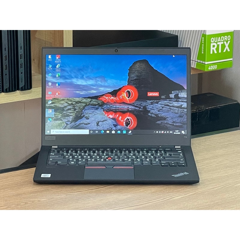 Lenovo ThinkPad T14 i7-10510U SSD512GB RAM16GB Win 10 Pro คีย์ไฟ สินค้ามือสอง สำหรับมืออาชีพ