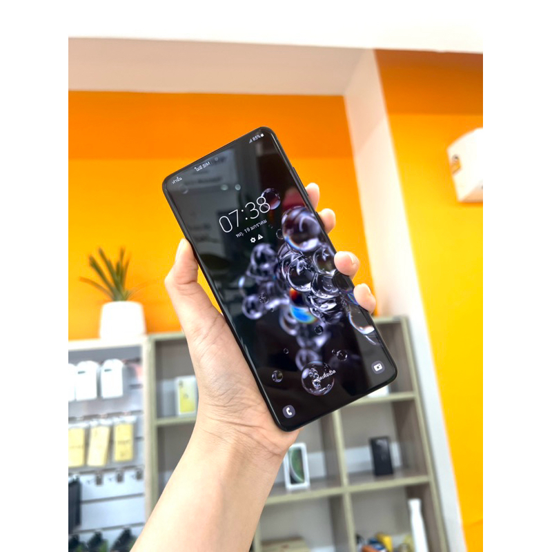 [ส่งไวทันใจ]Samsung S20 Plus สีดำ 8/128GB จอ 6.7 นิ้ว  (อิมี่:9641)  ( โทรศัพท์มือสอง ศูนย์ไทยแท้ )