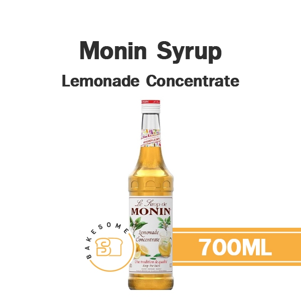 Monin Syrup Lemonade Concentrate โมนิน ไซรัป เลม่อนเนด โมแนง ไซรัป น้ำเชื่อม โมนิน 700ML