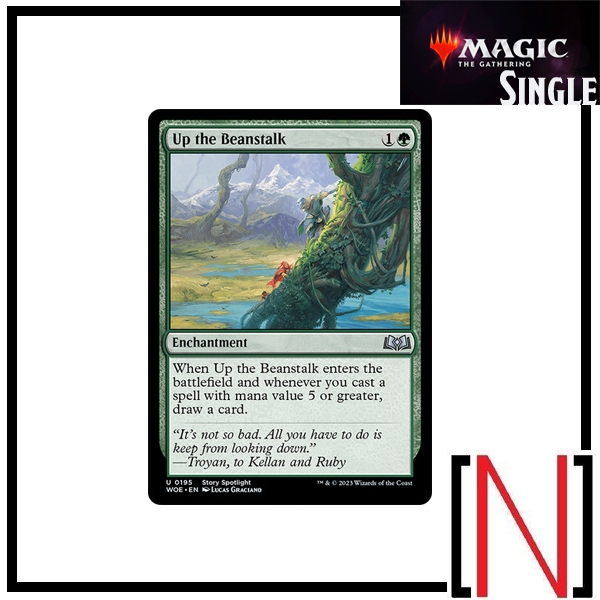 [MTG][Single][WOE] Up the Beanstalk ระดับ Uncommon [ภาษาอังกฤษ]