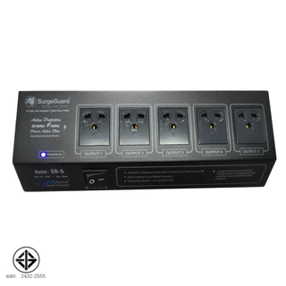 SurgeGuard :เครื่องกรองกระแสไฟฟ้าและลดทอนสัญญาณรบกวน รุ่น SB-5 (Hybrid Surge Protector)