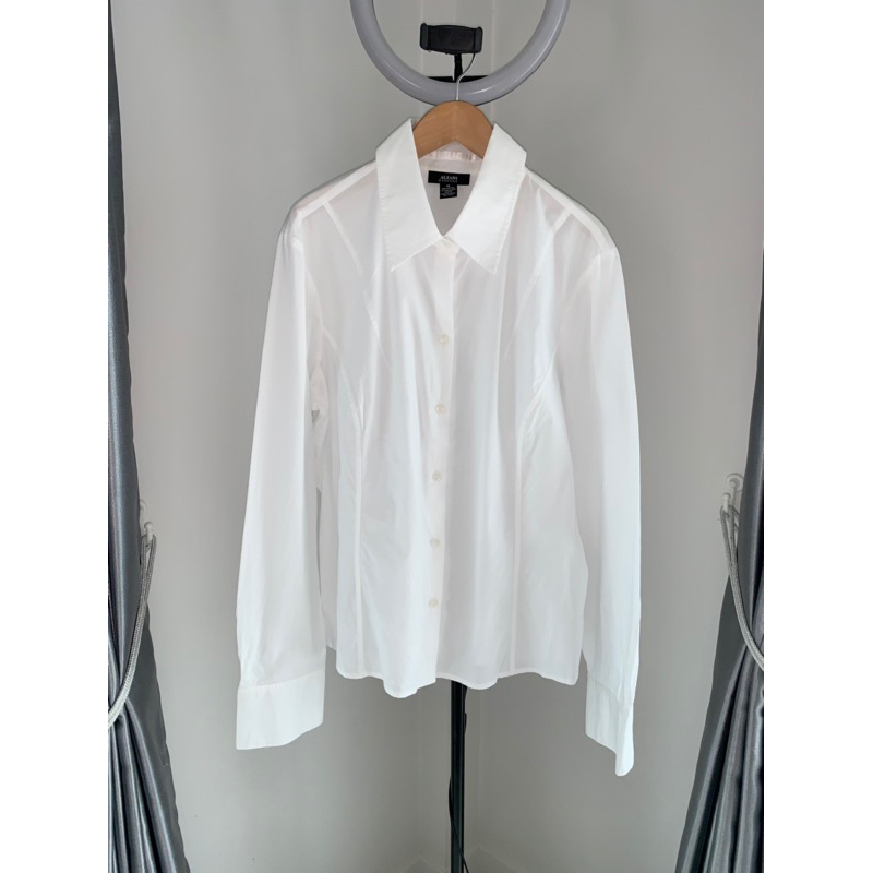 เสื้อเชิ้ตสีขาว แบรนด์ Alfani Size 16 A125