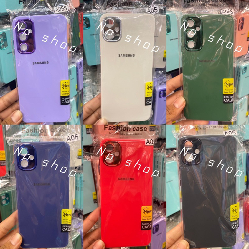 เคส กำมะหยี่โลโก้ กล้องโครเมียม สำหรับ Samsung A05/Samsung A05S 📮พร้อมส่งในไทย📮