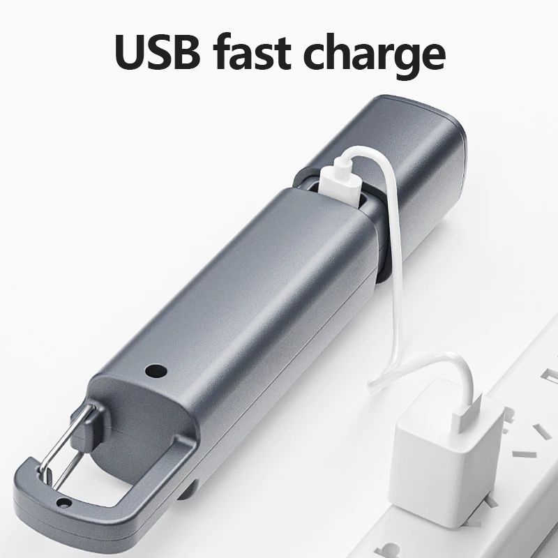 ไฟฉายเอนกประสงค์ซูมเเสงได้+COB Smiling Shark SD-1023จัดส่งจากกรุงเทพฯ