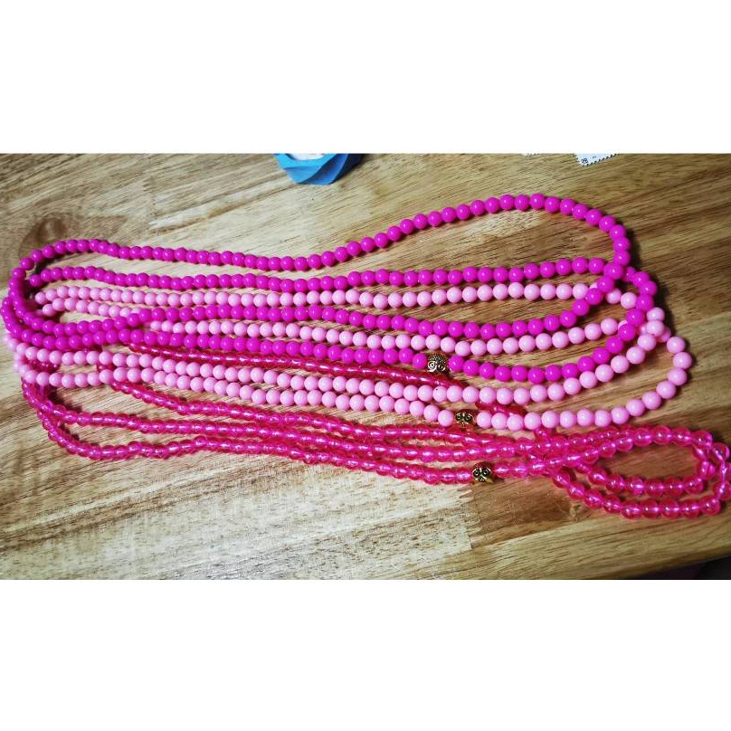 สร้อยมุกนกฮูก สร้อยข้อมือมุกนกฮูก สร้อยสีชมพู ถวายพระแม่ลักษมี พระแม่สุรัสวดี พระแม่ทุกองค์ เจ้าแม่กวนอิม เจ้าแม่ทุกองค์