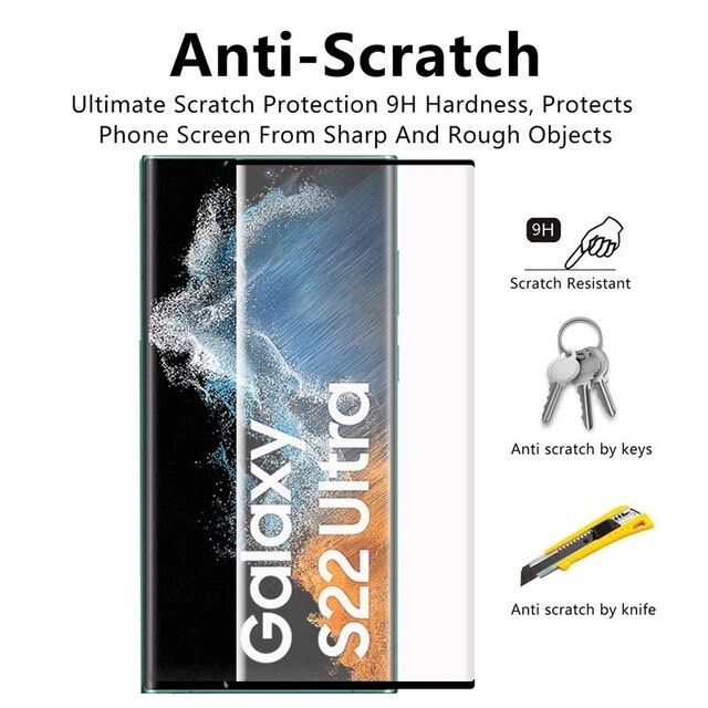 ฟิล์มกระจก กาวขอบ Samsung Note8 Note8 Note10 Note10Plus Note20Ultra S20Plus S20Ultra S21Plus S21Ultra S22Ultra S23Ultra