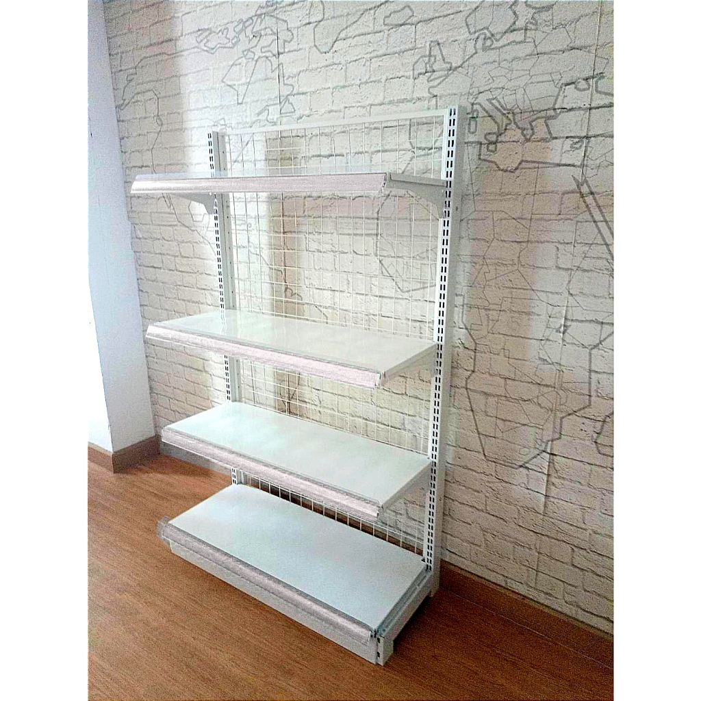 ชั้นมินิมาร์ทหน้าเดียว ขนาด 90x40x150 (4 ชั้น)
