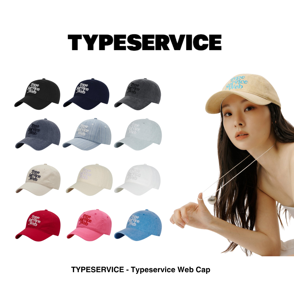 [Pre-order] ꊞ. TYPESERVICE - Typeservice Web Cap | ของแท้จากเกาหลี