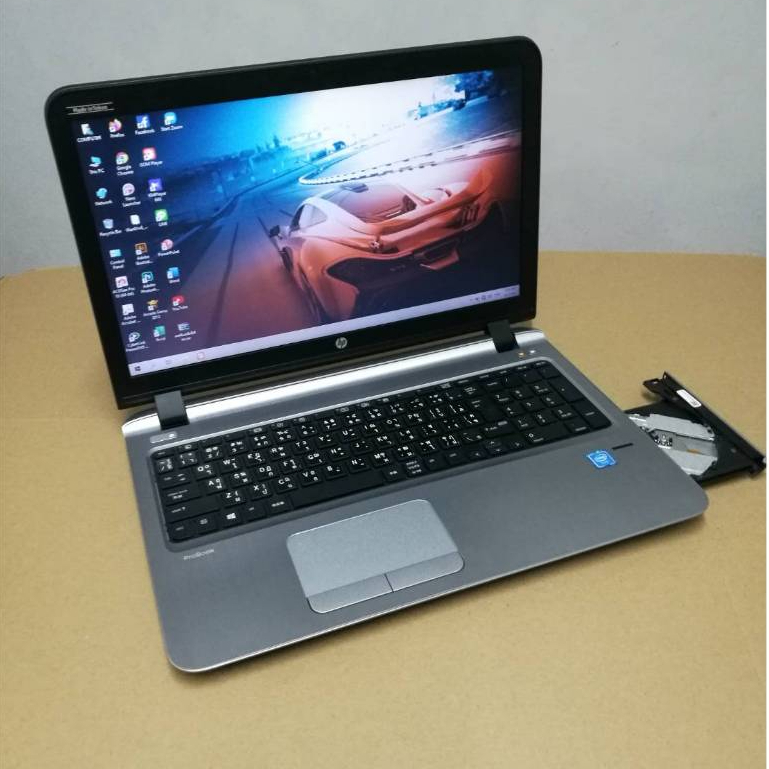 โน๊ตบุ๊คมือสอง HP Probook 450 G3 Celeron 3855U@1.60GHz(RAM:4gb/HDD:320gb)จอใหญ่15.6นิ้ว