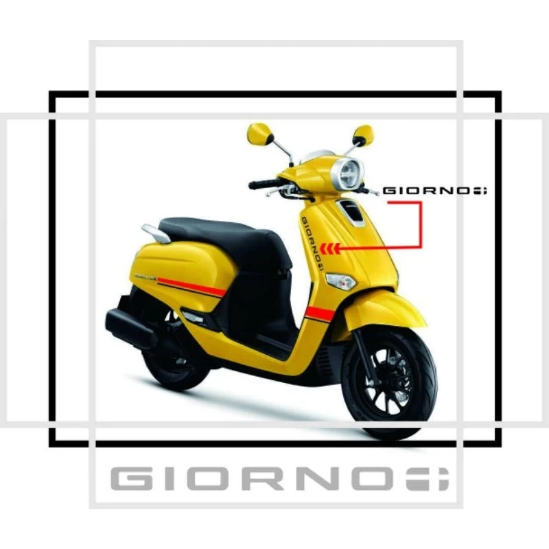 สติกเกอร์แต่งลายข้างรถ Giorno+ 125 ซ้ายขวา