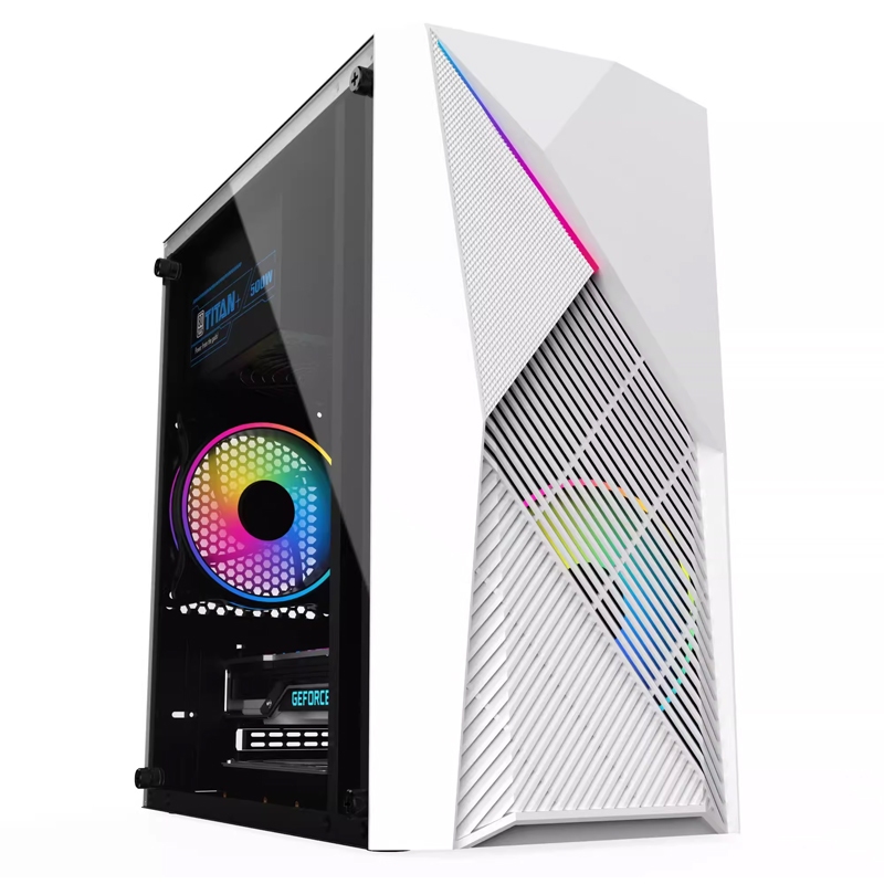 EVESKY Apocalypse เคสคอมพิวเตอร์เดสก์ท็อปคอมพิวเตอร์ MATX ขนาดเล็กระบายความร้อนด้วยน้ำด้านข้างโปร่งใส E-Sports เกม