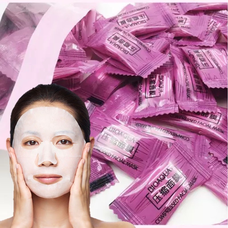 🌼PPShop🌼📌พร้อมส่ง🛎️ เม็ดมาส์กหน้า DIY COMPRESSED MASK