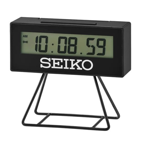 SEIKO CLOCKS นาฬิกาตั้งโต๊ะ ดิจิตอล Mini Time Keeper Limited Edition รุ่น QHL092K (Beep Alarm, ขนาด 9.3x10.4x4.5 cm)