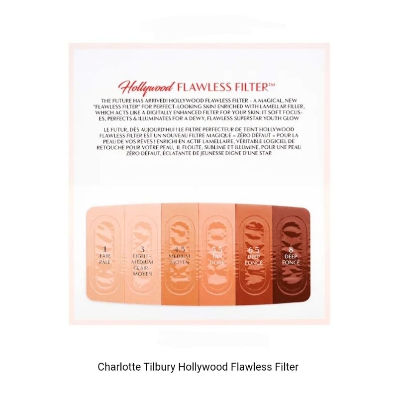 เทสเตอร์ Charlotte Tilbury Hollywood Flawless Filter