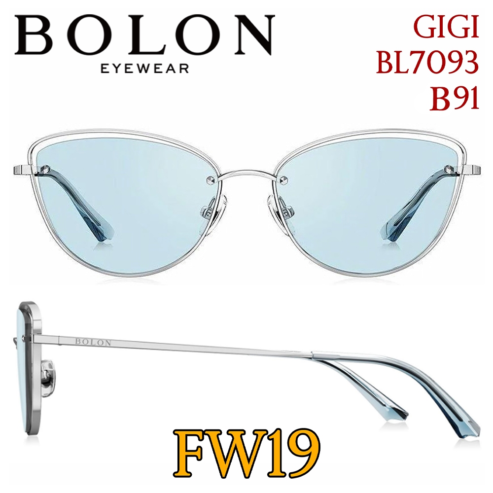 FW19 BOLON แว่นกันแดด รุ่น Gigi BL7093 B91 เลนส์ Nylon [Metal] แว่นของญาญ่า แว่นของเจเจ โบลอน กันแดด แว่นตา
