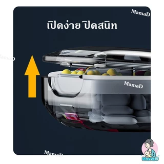 ตลับใส่ยา กล่องใส่ยาแบบพกพา ดีไซน์สวย กันน้ำ กันชื้น Pill Box