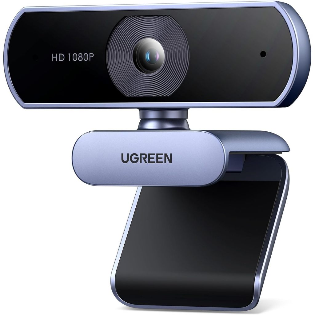 UGREEN รุ่น 15728 USB Webcam กล้องเว็บแคมไมโครโฟนคู่ชัดระดับ HD สำหรับการสตรีมและประชุมออนไลน์