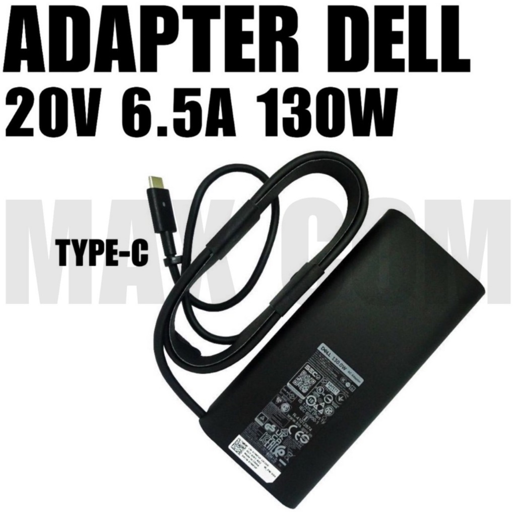 Dell Adapter เทคโนโลยี PD 130W 20V 6.5A Type C USB C Notebook Laptop อะแดปเตอร์ โน็ตบุ๊ค แล็ปท็อป XP